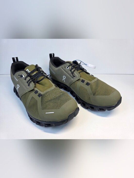 On Running Shoes - On Running Olive Green and Black Cloudventure Trail Sneakers